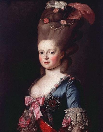 Alexander Roslin Portrait of Sophie Dorothea of Werttemberg oil painting image